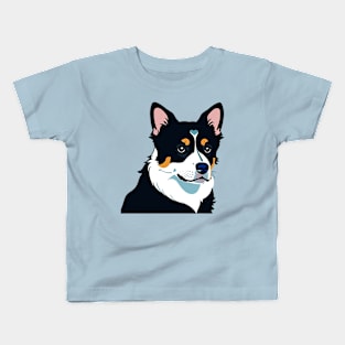 Adorable Puppy with A Heart on His Head Kids T-Shirt